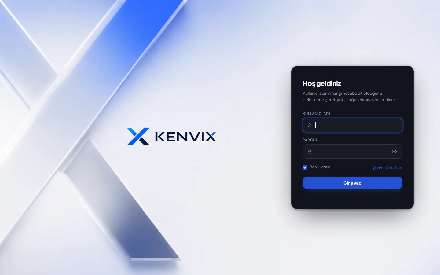 app.kenvixpos.com giriş ekranı